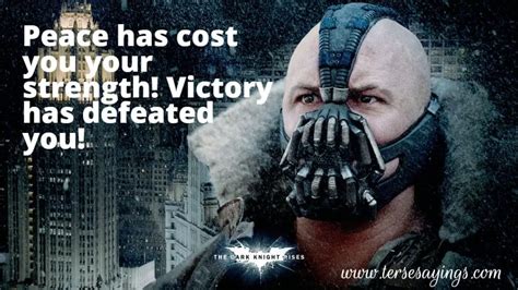 Best 70 Inspirational Motivational And Funny Bane Quotes Bane Quotes