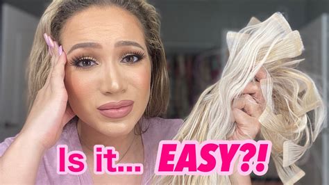 Your hair isn't damaged as when you use other products. How to Remove Tape In Hair Extensions at Home | Easy Hair ...