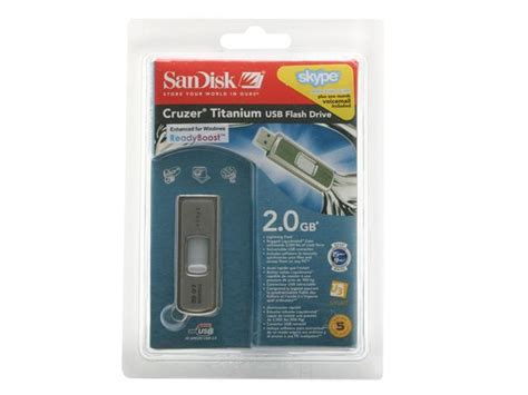 To resolve this issue without losing data, you can change usb port, update usb driver to make it recognized again, and use easeus file recovery software to. SanDisk Cruzer Titanium 2GB ReadyBoost drives Flash Drive ...