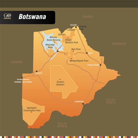 Botswana Map Go Go