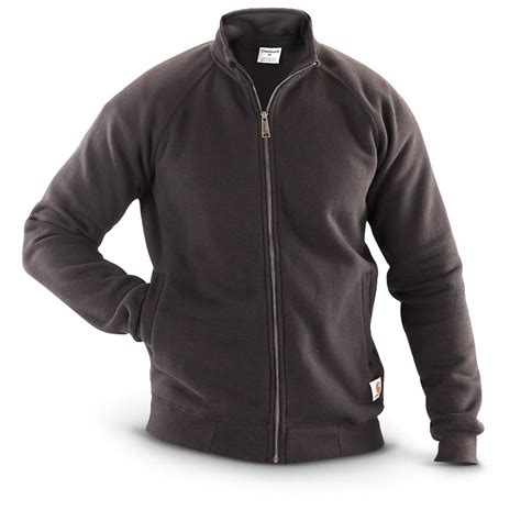 Carhartt Mens Mid Weight Mock Neck Zip Front Sweatshirt 226150