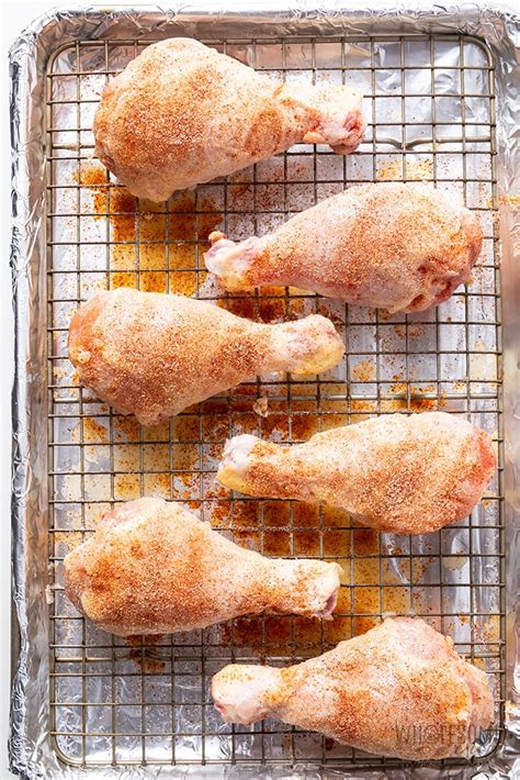 Super Crispy Baked Chicken Legs Drumsticks Recipe Halfway Foods