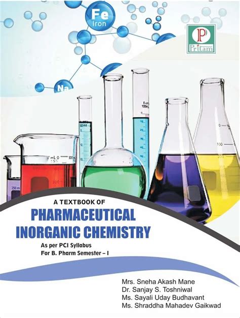 A Textbook Of Pharmaceutical Inorganic Chemistry Pritam Publications