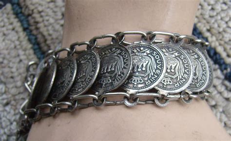 Vintage Silver San Marino Souvenir Braceletdi S Marino Etsy