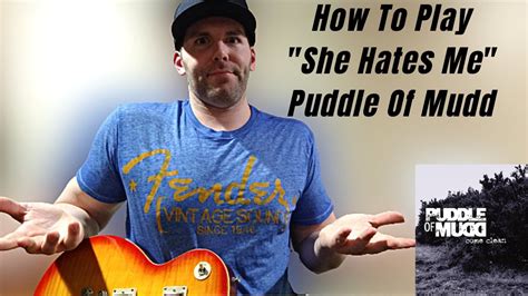 How To Play She Hates Me By Puddle Of Mudd Guitar Lesson Youtube