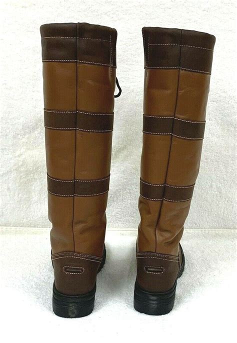 Tuffrider Womens Lexington Waterproof Tall Boots Chocolatefawn Size