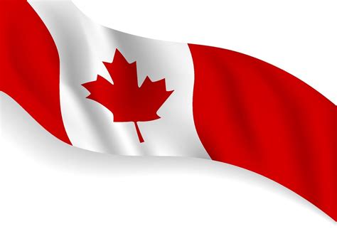 Canada Day Banner Background Design Of Flag With Copy Space Vector Illustration Vector