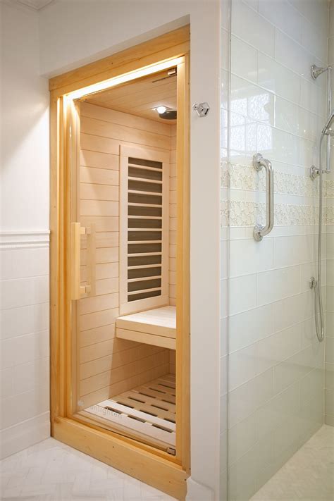 infrared saunas for the home spa atlanta design and build remodeling blog sauna bathroom