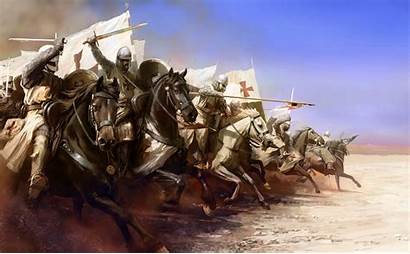 Templar Crusade Fantasy Crusader Battle Knight Tempelritter
