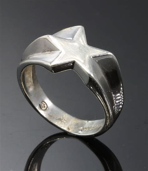 Handmade Shooting Star Ring Sterling Silver Star Ring Handmade
