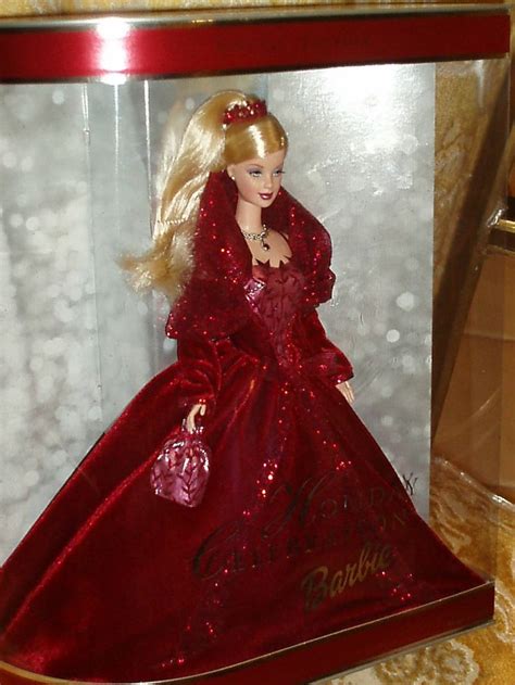 Mattel 2002 Holiday Celebration Special Edition Barbie Nrfb Barbie Collection Holiday