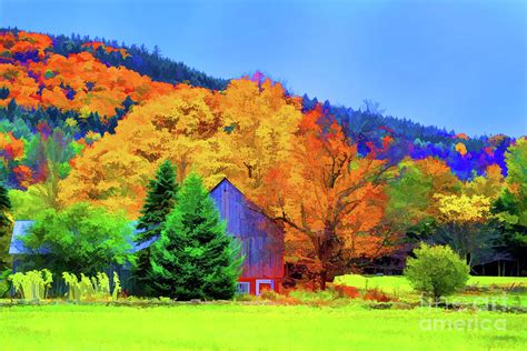 Autumn Barn Photograph By Rick Bragan Fine Art America