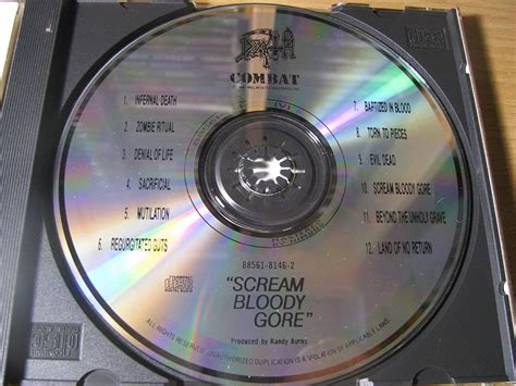 ネット限定 Scream Death Combat Scream Bloody Gore Bloody 1987年 Us盤 Lp