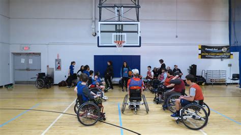 Wheelchair Basketball At The Andovernorth Andover Ymca Merrimack