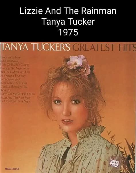Lizzie And The Rainman Tanya Tucker 1975 Tanya Tuckers Seotitle