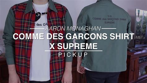 The duo is back for the fall. Supreme X Comme Des Garçons Shirt Pickup | Work Jacket ...