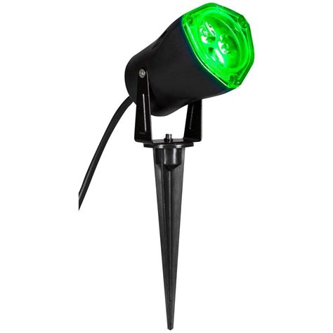 Home Accents Holiday 35 In Led Green Outdoor Spotlight 88092 The