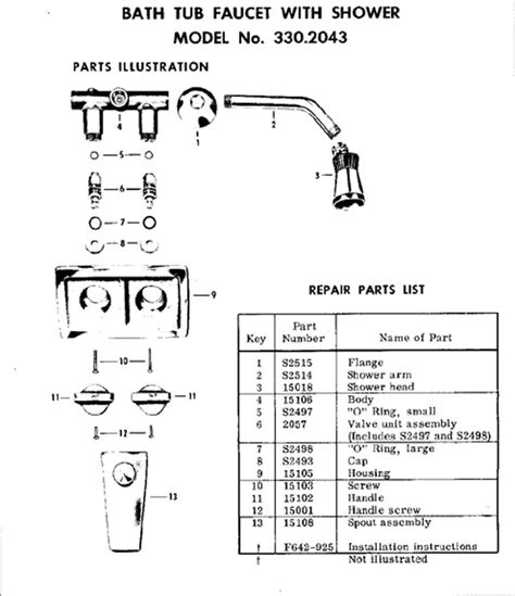 Bathtub to shower conversion kits. Bathtub Faucet Repair Question