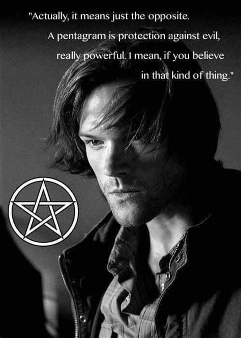I Love This Line I Wish They Wouldn T Have Taken It Off The Netflix Version Supernatural