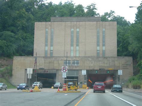 Squirrel Hill Tunnel On I 376 Heading West Into Pittsburgh Jimmy
