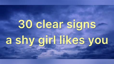 30 Clear Signs A Shy Girl Likes You Psychology Psychologyfacts Youtube
