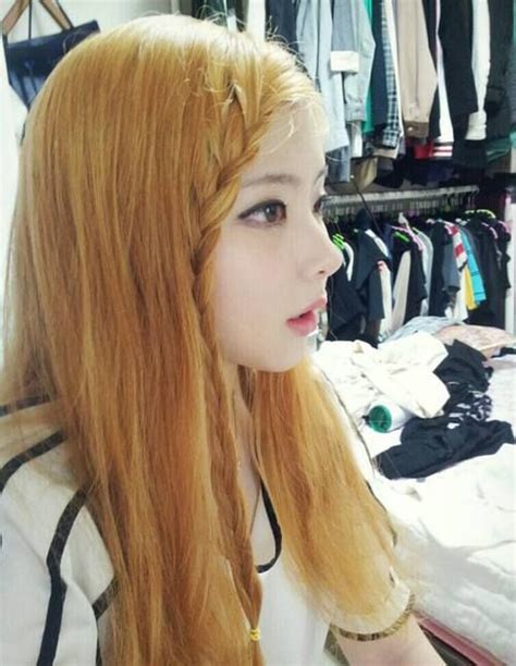 Ulzzang Braids Blonde Blonde Asian Hair Styles Beauty