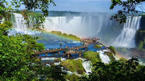 Iguazu Falls Border Of Brazil And Argentina Unpme