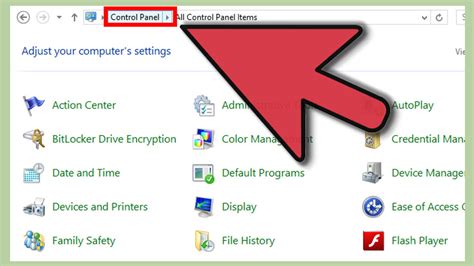 How to choose control panel from address bar of file explorer. How to Open Control Panel in Windows 8: 4 Steps (with ...