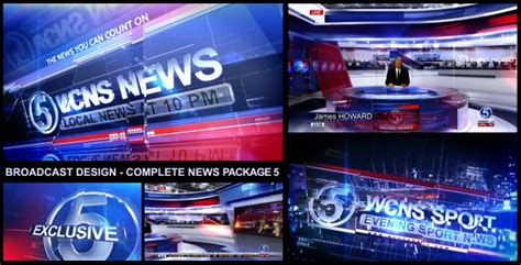 Start making awesome videos online! Broadcast Design - Complete News Package 5 by IronykDesign ...