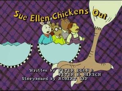 Sue Ellen Chickens Out Arthur Wiki