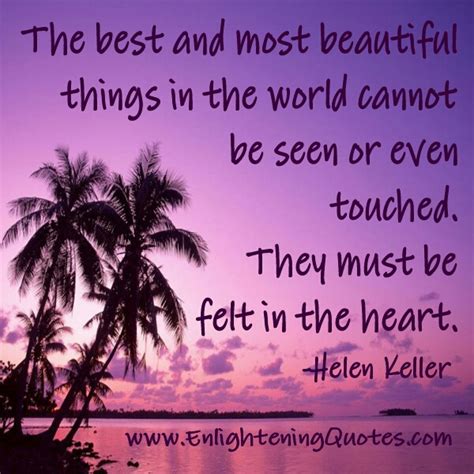 The Most Beautiful Things In The World Wisdom Quotes And Stories