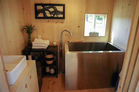 Japanese Soaking Tub Tiny Home On The Coast By Tiny Heirloom Tiny