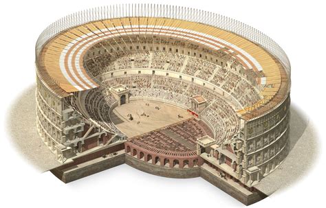 Ancient Roman Colosseum Diagram Related Keywords And Suggestions