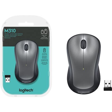Logitech M310 Wireless Mouse 24 Ghz With Usb Nano Receiver 1000 Dpi