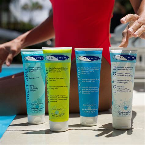 Triswim Body Haircare Bundle Chlorine Removal Shampoo Conditioner