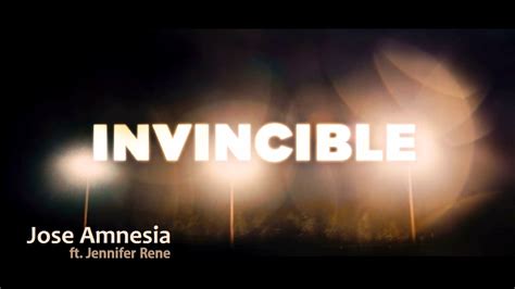 Jose Amnesia Feat Jennifer Rene Invincible Sied Van Riel Remix