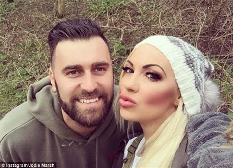 Jodie Marsh Flaunts Her Ample Cleavage And Sideboob In Saucy Selfies Daily Mail Online