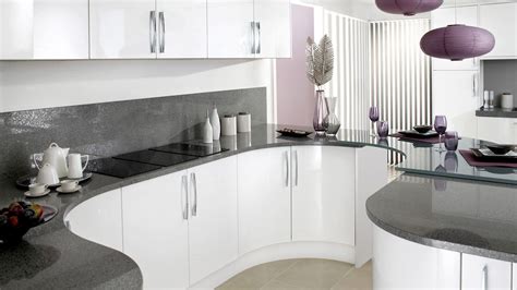 Light grey kitchen with white quartz worktops suffolk. white gloss kitchen grey worktop - Google Search | Kitchen ...