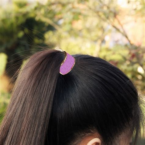 2018 Fashion Womens Elastic Hair Cuff Ponytail Clip Hair Band Wrap