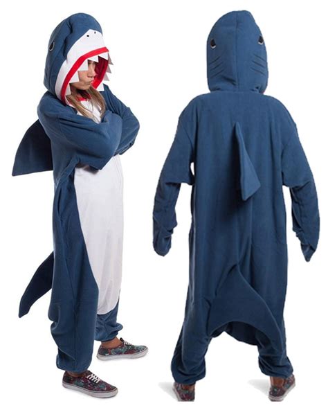 Shark Kigurumi Onesie Pajamas Polar Fleece Animal Unisex Costumes