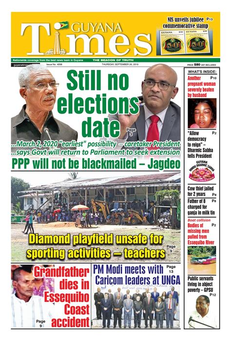 Guyana Times Thursday September 26 2019 By Gytimes Issuu