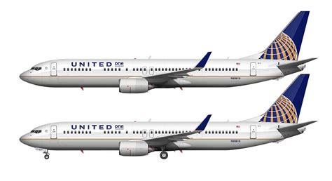 United Airlines 737 924er Illustration Norebbo