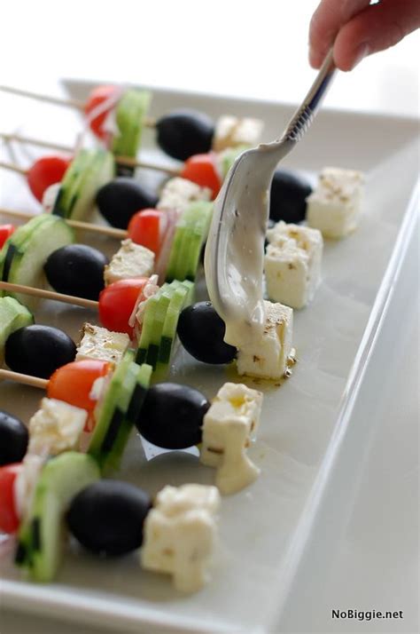 1 easy cold appetizers that your guests will love. Greek Salad on a Stick | Recipe | Appetizer recipes ...