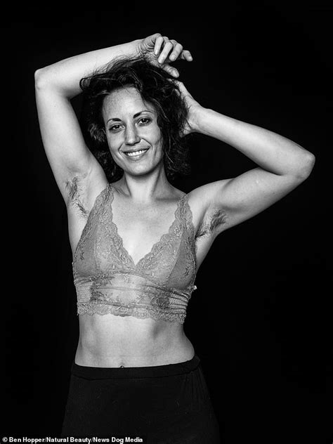 Women Who Choose Not To Shave Their Armpits Are Featured In A Stunning Black And White Photo