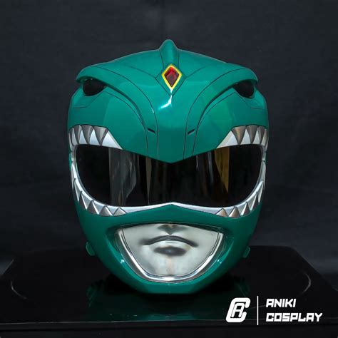 Aniki Green Mmpr Power Ranger Cosplay Helmet Collectible Mask Etsy Israel