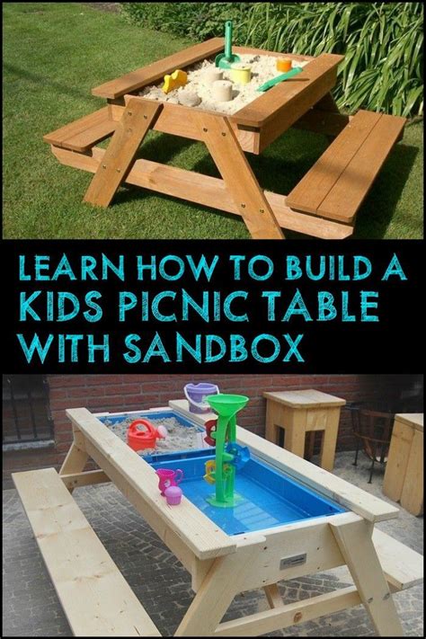 How To Build A Kids Picnic Table And Sandbox Combo Diy Projects For