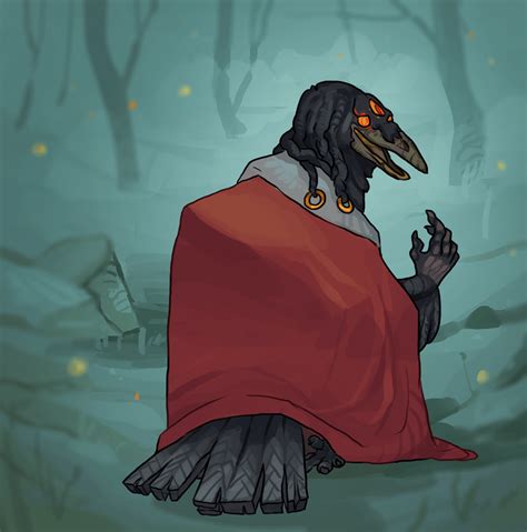 I Drew This Raven Shaman For Artfight Furry