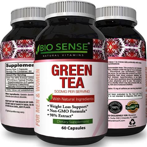 Green Tea Weight Loss Pills With Detox Cleanse Burn Belly Fat And Lose