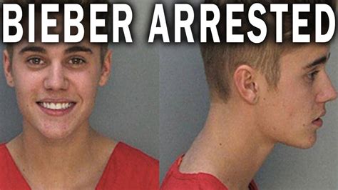 Justin Bieber Is Arrested Yay Youtube