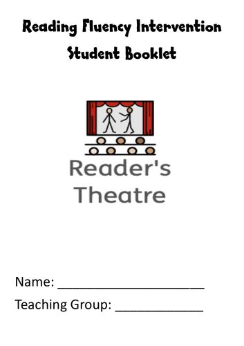 Readers Theatre Fluency Intervention Booklet Teaching Resources